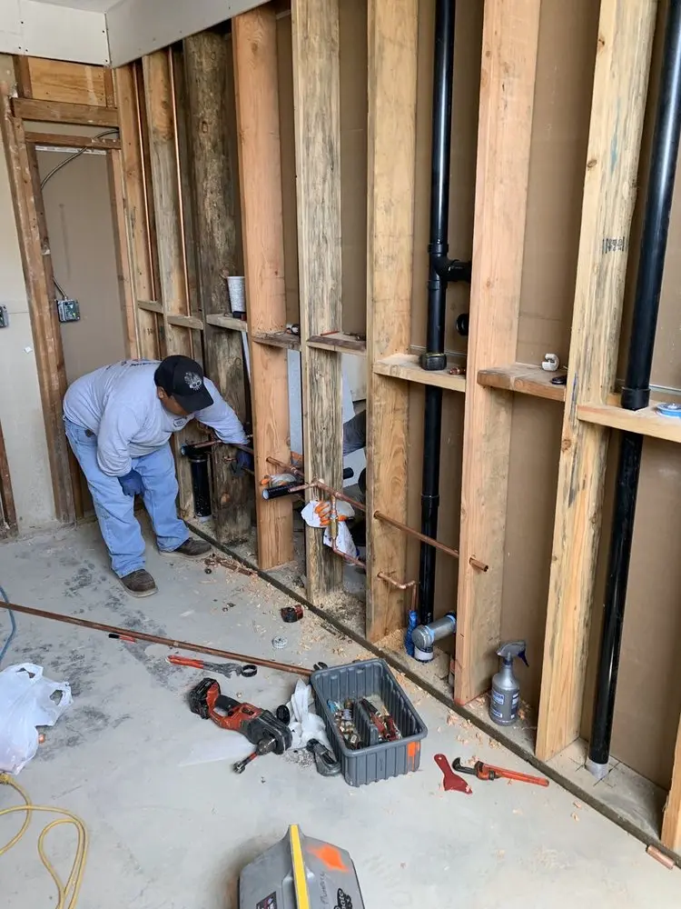 Commercial rough-in plumbing for Water Heater Replacement in Yardville